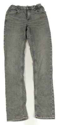 Šedé melírované skinny rifle C&A