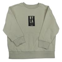 Smotanová mikina s nápisom Urban