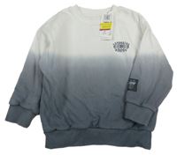 Nové - bílo-šedá mikina s nápisem M&S