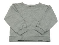 Sivá melírovaná mikina