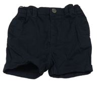 Tmavomodré plátenné kraťasy orchestra