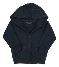 Tmavomodrá prepínaci mikina s kapucňou Primark
