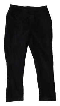 Čierne rebrované zamatové tregíny zn. Nutmeg