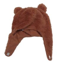 Starorůžová kožešinová čepice s oušky Zeeman 