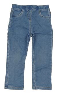 Svetlomodré teplákové džegíny Kiabi