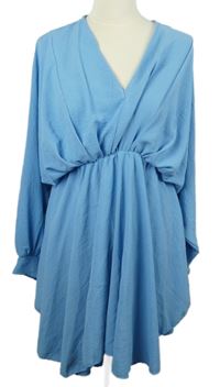 Dámská světlemodrá šatová tunika 