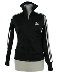 Dámska čierna športová funkčná prepínaci mikina s pruhmi Adidas