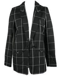 Dámský černo-bílý kostkovaný sakový cardigán Primark 