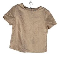 Dámská světlerůžová třpytivá crop halenka Miss Selfridge 