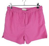 Pánské růžové plážové kraťasy Primark 