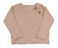 Světlerůžový svetr s knoflíčky Impidimpi