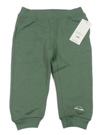Khaki tepláky s logem DKNY
