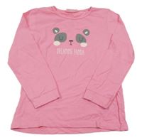 Ružové tričko s pandou Kiki&Koko