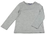 Svetlosivé melírované športové tričko Lupilu