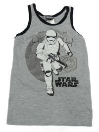 Sivo-čierne tielko so Star Wars