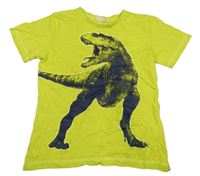 Svetlozelené tričko s dinosaurom KIDS