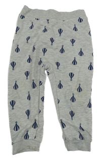 Sivé baggy tepláky s horkovzdušnými balóny Impidimpi