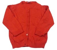 Červený prepínaci sveter s volánikmi Dopodopo
