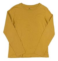 Horčicové tričko H&M