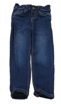 Tmavomodré skinny rifle Tu