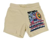 Světlebéžové teplákové kraťasy - Captain America H&M