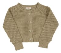 Béžový prepínaci crop sveter