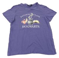 Fialové tričko s potiskem - Harry Potter