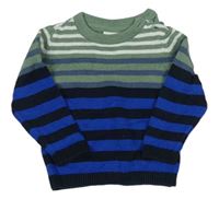 Farebný pruhovaný sveter S. Oliver