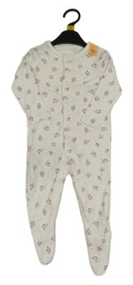 Nové - Bílý overal s kytičkami Mothercare 