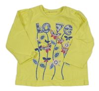 Žluté triko s nápisem Topolino