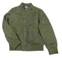 Khaki šusťákový jarní bomber C&A