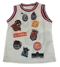 Smotanové športové tielko s potlačou