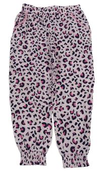 Ružové vzorované háremové nohavice Kiki&Koko