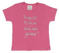 Ružové tričko s nápisom The Royal Collection