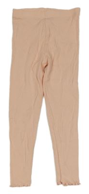 Svetloružové rebrované legíny George