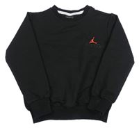 Černá oversize mikina s logem Nike Jordan