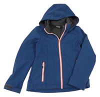 Petrolejová softshellová bunda s odepínací kapucí Icepeak
