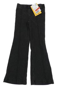 Nové - Tmavošedé flare legíny s puky H&M