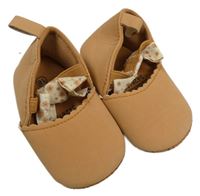 Béžové koženkové capáčky vel. 18
