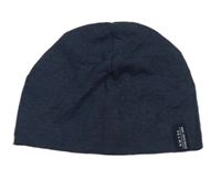 Tmavomodrá melírovaná čepice H&M 