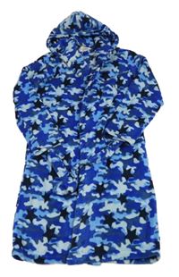 Army plyšový župan s hvězdičkami a kapucí Kangaroo Poo