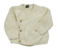 Smotanový zavinovací prepínaci sveter