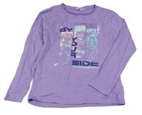 Fialové triko s Mickey s kamarády Disney