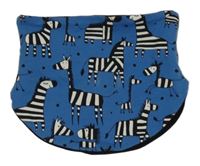 Modrý nákrčník se zebrami