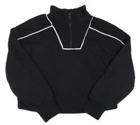 Čierna crop mikina PRIMARK