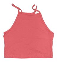 Lososový crop top H&M
