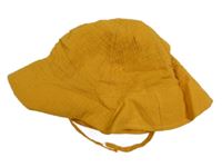 Okrový mušelínový klobouk F&F