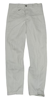 Biele jezdecké nohavice