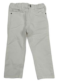 Biele teplákové skinny rifle Zara