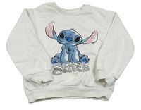 Biela mikina so Stitchem C&A